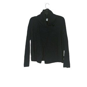 Armani Collezioni Black Minky Material One Button  Cardigan Sz 2 EUR 38